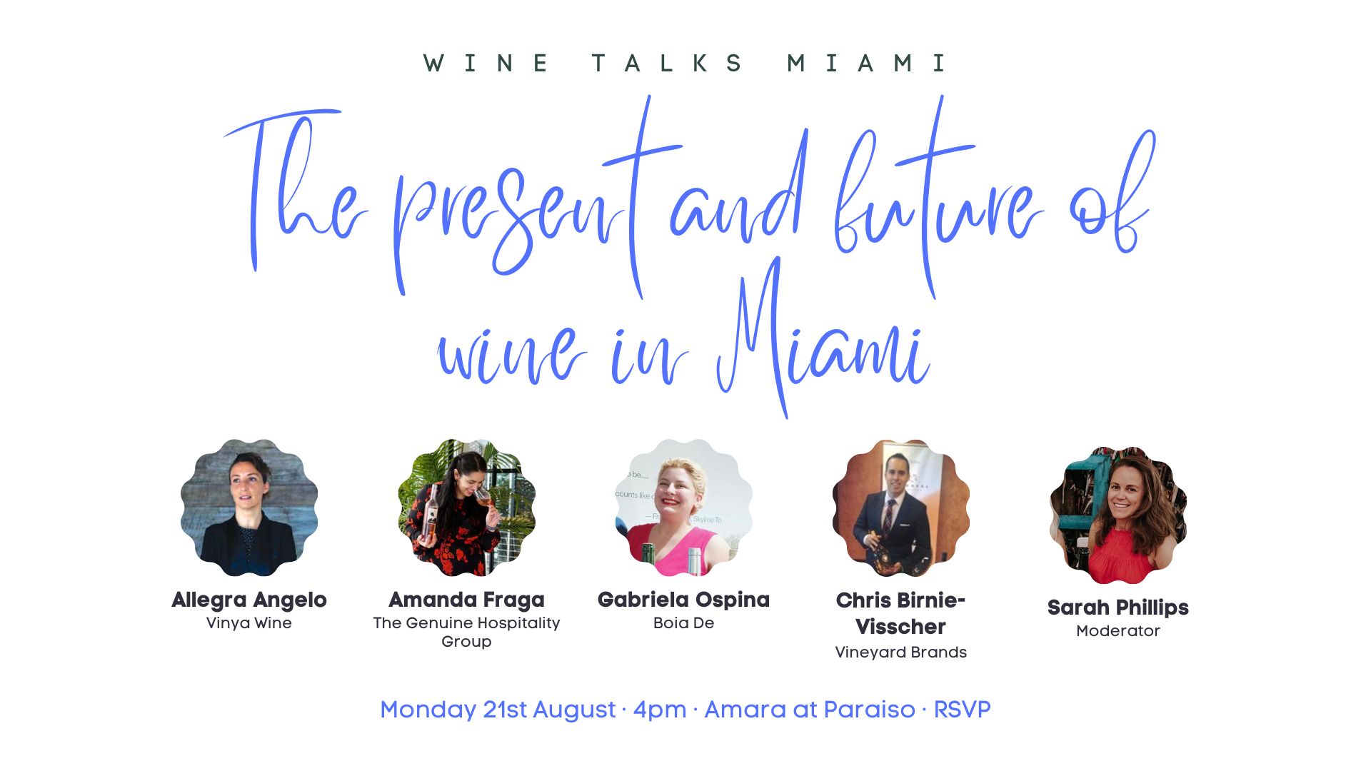 August 2023: The Present and Future of Wine in Miami