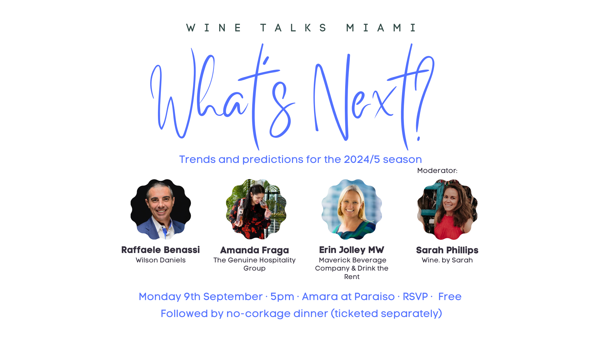 September 2024: What’s Next – Panel Discussion & BYOB Dinner